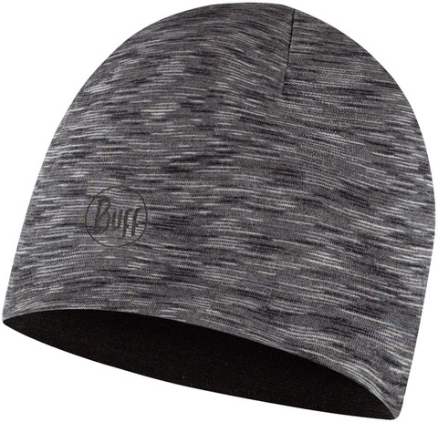 Картинка шапка Buff Hat Wool Iightweight Reversible Black-Graphite Multistripes - 1