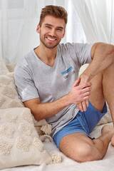 Пижама мужская с шортами TARO 2938 ZANE