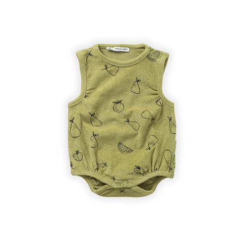 Боди Sproet&Sprout Tutti Frutti Terry Olive Green