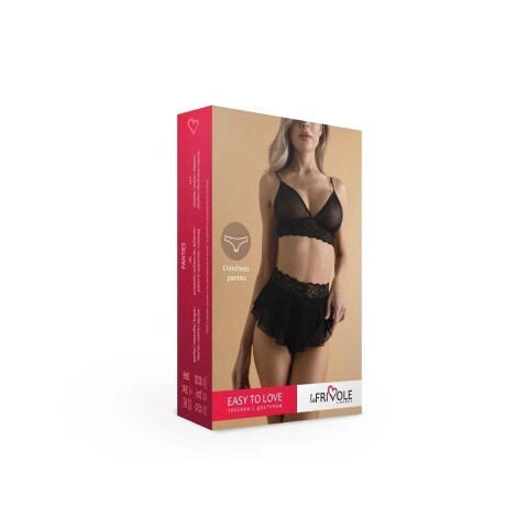 Игривые трусики с доступом и короткой юбочкой (Easy to love) (S/M; 42-44)