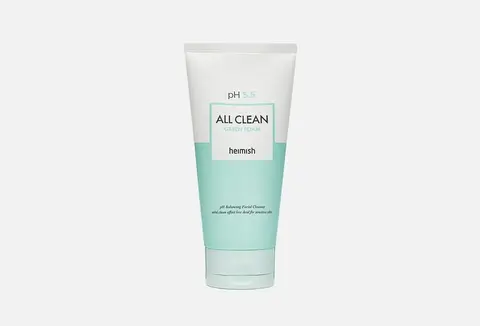 Heimish Слабокислотный гель для умывания для чувствительной кожи Heimish pH 5.5 All Clean Green Foam (150 мл)