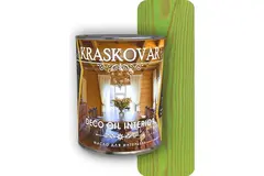 Масло для интерьера Kraskovar Deco Oil Interior зеленый лайм