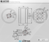 Чертёж мотора U11 KV120