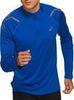 Рубашка беговая Asics Icon Ls 1/2 Zip Top Blue мужская