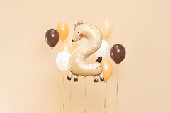 Цифра гелиевая 2 Косуля Party Deco