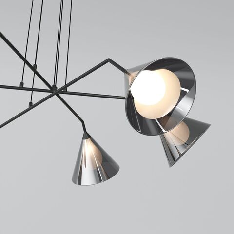 Подвесная люстра Eurosvet Enigma 70161/6 черный