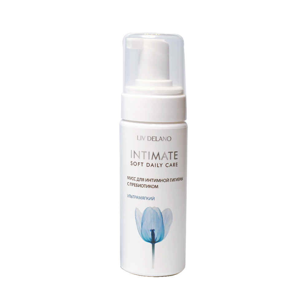 Liv-delano Intimate Мусс для интимной гигиены с пребиотиком ультрамягкий 150мл