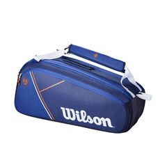 Теннисная сумка Wilson Super Tour 9 PK RG 2022 - blue/white clay red