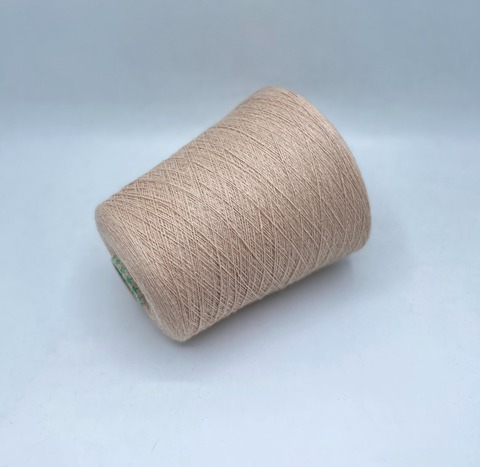 Бобинная пряжа (пр.Италия),1500м/100гр, 80%шерсть, 20%полиамид, цвет- Бежевый меланж, арт.31589