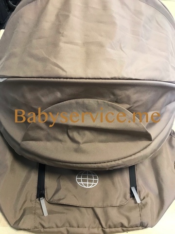 Ткань капюшона Happy Baby Umma коричневый