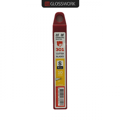 Gloss Work Сменные металлические лезвия для ножа, угол заточки 30 гр, длина 86 мм. 10 штук.