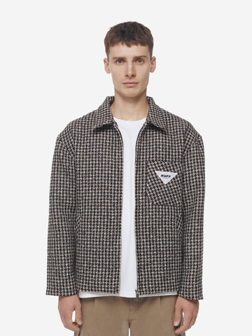 Куртка RUFF Global DRP Houndstooth черно-белая