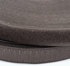 Велкро/липучка комплект, ш. 2,5 см, т.коричневый