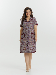 4572 Халат на пуговицах