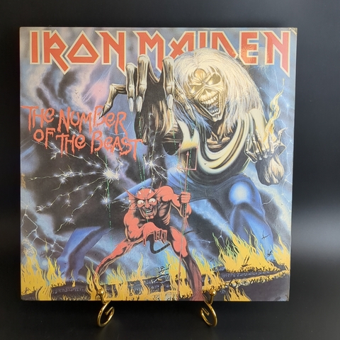 LP Iron Maiden - The Number Of The Beast. Метал. Зарубежный рок. Виниловая пластинка 12 дюймов.