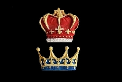 Силиконовый молд 'Короны король/королева
