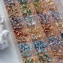 Подвеска Маркиз с синим фианитом, 14*5 мм, позолота, П403