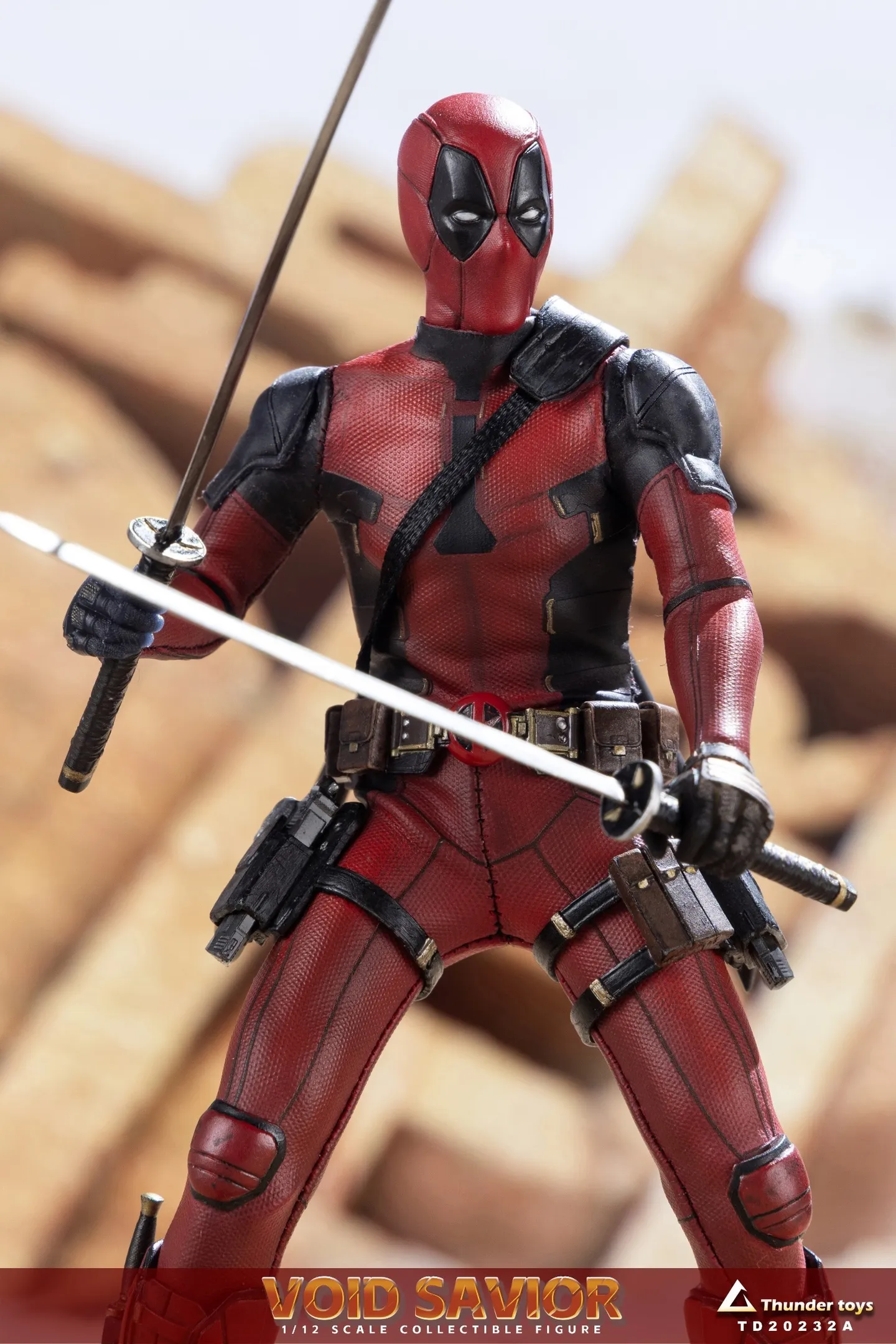 Фигурки Дэдпул и Росомаха из фильма Deadpool & Wolverine 1/12