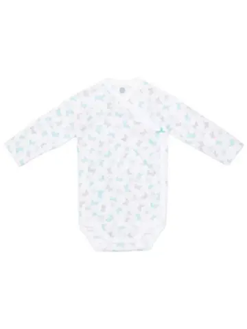 Боди-распашонка Sanetta, принт "Бабочки"