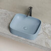 Ceramica Nova Element CN6052MHL Умывальник чаша накладная прямоугольная, 50.5x38, цвет: серо-голубой матовый