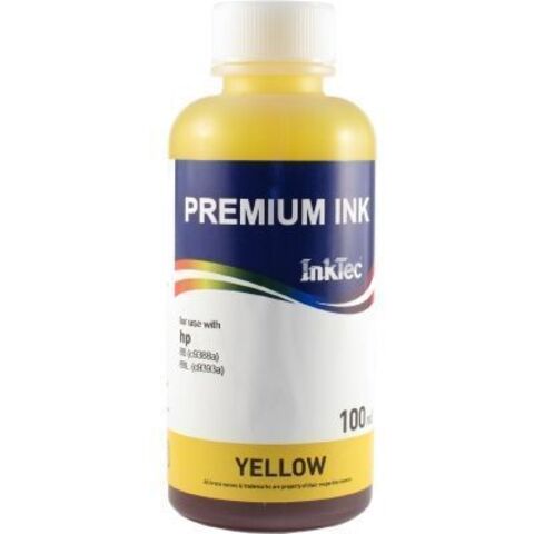 Чернила InkTec H5088 Y yellow (желтый) Dye 100мл. Для HP C9388A (№88), C9393A (№88XL)