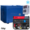 Бензиновый генератор в зимнем кожухе с блоком АВР Fubag BS 8500 A ES DUPLEX/1200SCW RAL 5005 — фото 1