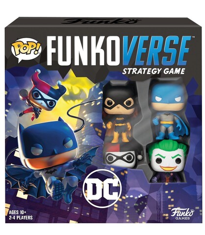 Настольная Игра Funkoverse Strategy Game: DC Comics 100 Base Set (Повреждена упаковка)