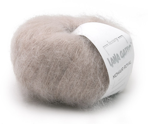 Пряжа Lana Gatto Mohair Royal 9372 бежевый