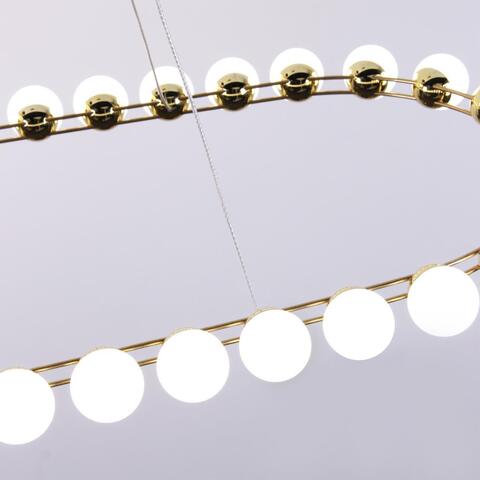 Подвесная светодиодная люстра Favourite Helmet 4590-10P