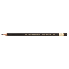 Карандаш чернографитный KOH-I-NOOR TOISON D`OR 1900, B, 1 штука
