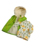 Костюм с жилетом и туникой - Зеленый. Одежда для кукол, пупсов и мягких игрушек.