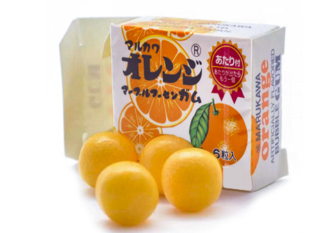 Жевательная резинка MARUKAWA апельсин, 6,3г