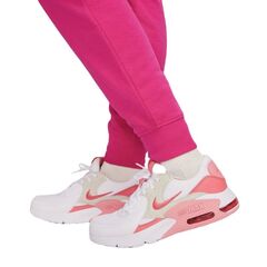 Женские теннисные брюки Nike Sportswear Club Fleece Pant - fireberry/white