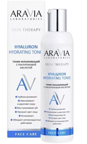 Aravia Laboratories Тоник увлажняющий с гиалуроновой кислотой Hyaluron Hydrating Tonic 200мл