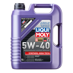 Синтетическое моторное масло Synthoil High Tech 5W-40 - 5 л