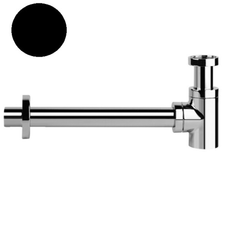 Gessi 01375#299 Сифон округлый для биде черный XL