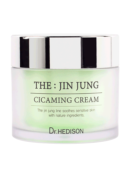 Hedison The Jin Jung Cicaming Cream, Успокаивающий крем для раздраженной кожи, 80 мл