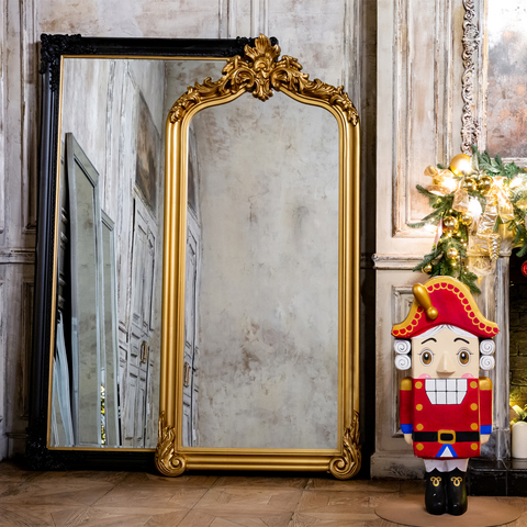 Зеркало настенное Объект мечты Зазеркалье Моррис блэк версия L OM-21052605