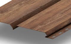 Сайдинг металлический L-брус ECOSTEEL Матовый 0,5мм Дуб мореный