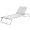 Шезлонг алюминиевый Tropic, белый