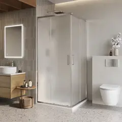 BelBagno LUCE-AH-1-100/90-C-Cr LUCE-AH-1-100/90-C-Cr Душевой уголок фото