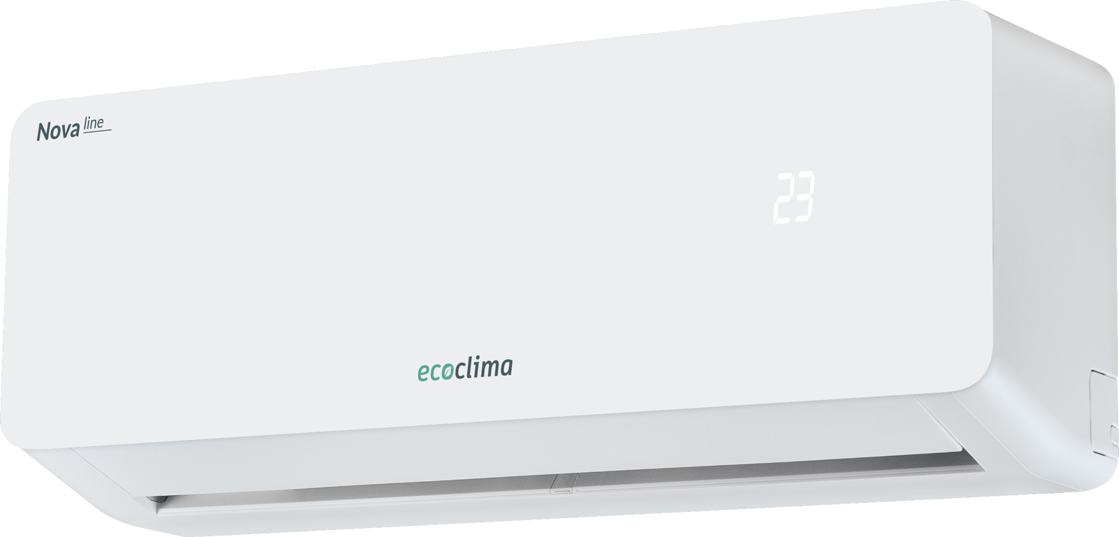 Настенный кондиционер Ecoclima ECW/I-СH09/AA-4R1 (White) + EC/I-CH09/A-4R1 (White) Nova line Inverter, Инвертор, на площадь до 25 м2, 2.55 кВт