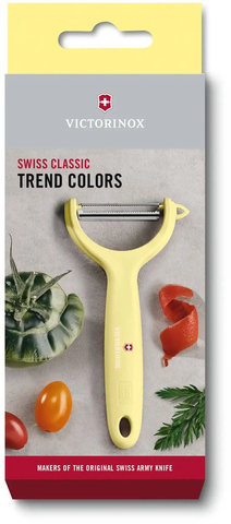Нож для чистки томатов и киви Victorinox  Swiss Classic Trend Colors, Light Yellow  (7.6079.82)
