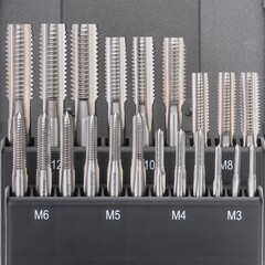 Набор метчиков комплектных M3 -M12 HSSE DIN352 21пр Ruko 245001ERO