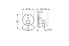 GROHE Essence 24167GL1 Внешняя часть смесителя для ванны скрытого монтажа на 2 потребителя, круглая, холодный рассвет глянец
