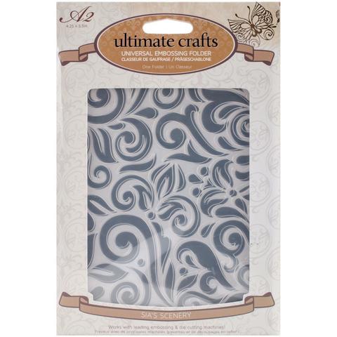 Папка для тиснения Ultimate Crafts Embossing Folder A2 - Sia`s Scenery