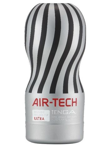 Серый мастурбатор Reusable Vacuum CUP ULTRA - Tenga AIR-TECH Series ATH-001G