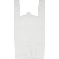 Пакет-майка ПНД белый 15мкм (30+18х55 см, 100 штук в упаковке)
