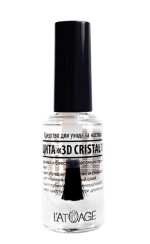 l`atuage Средство для ногтей ЗАЩИТА 3D CRISTAL TOP 9г