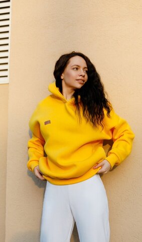 Толстовка Basic Oversize Yellow